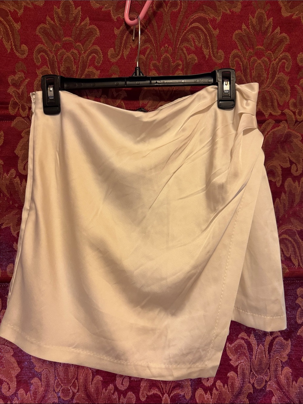Abercrombie & Fitch Cream Mini Wrap Skirt